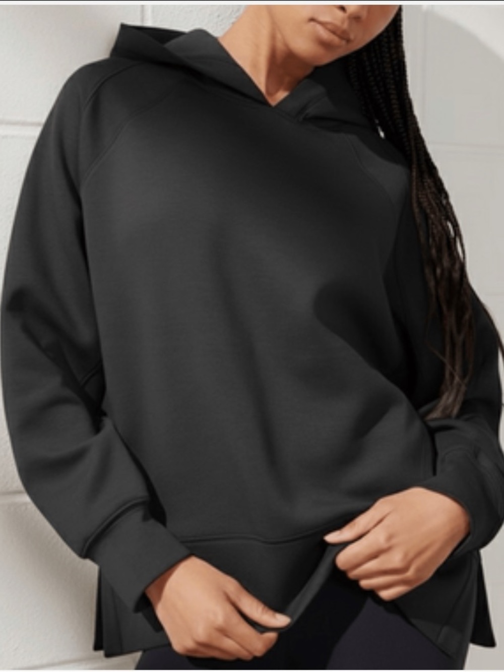 Abercrombie & Fitch YPB neoKNIT Hoodie Pullover Black size Medium